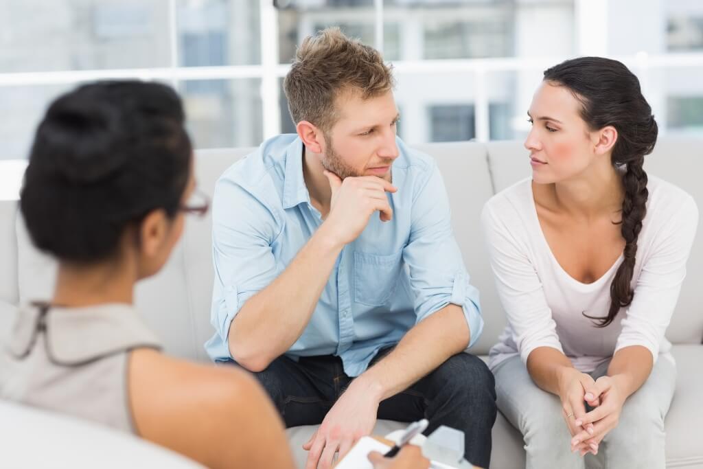 Lawyer Discussing With Her Client