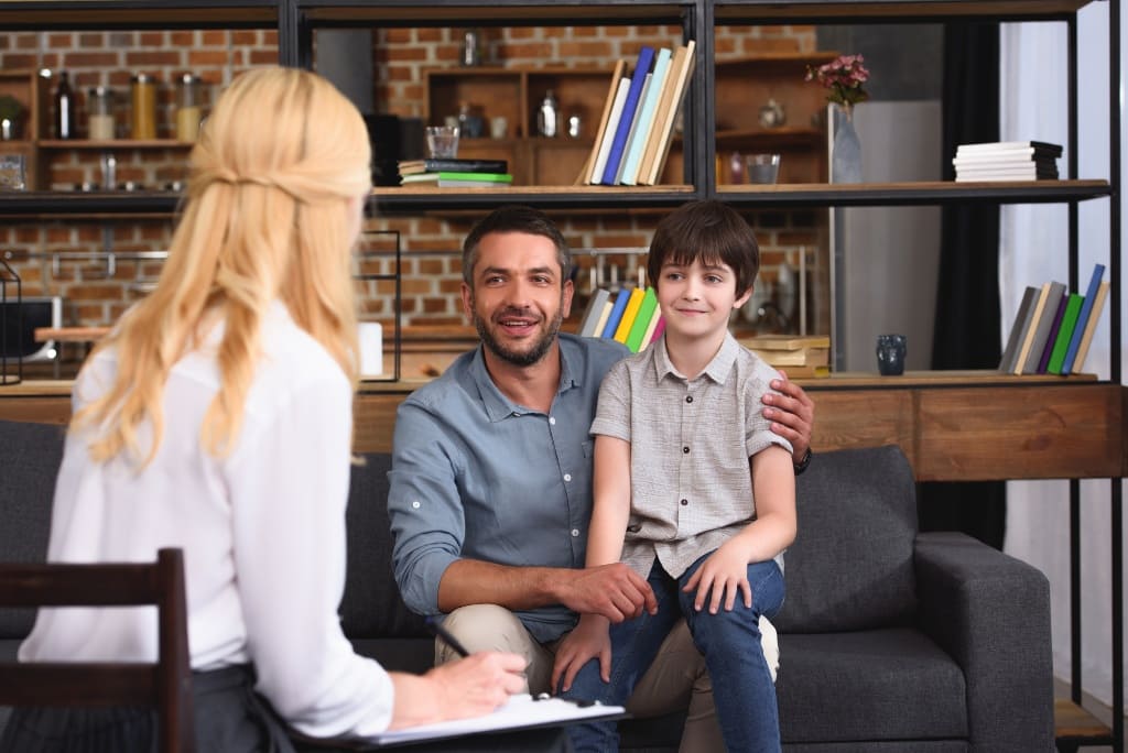 Lawyer Discussing With Her Client